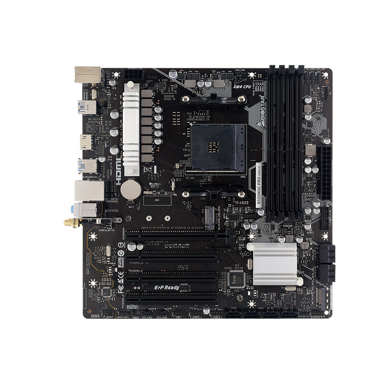 BIOSTAR AMD RYZEN 3RD/4TH GEN SOCKET AM4 B550MXC PRO DESKTOP MOTHERBOARD