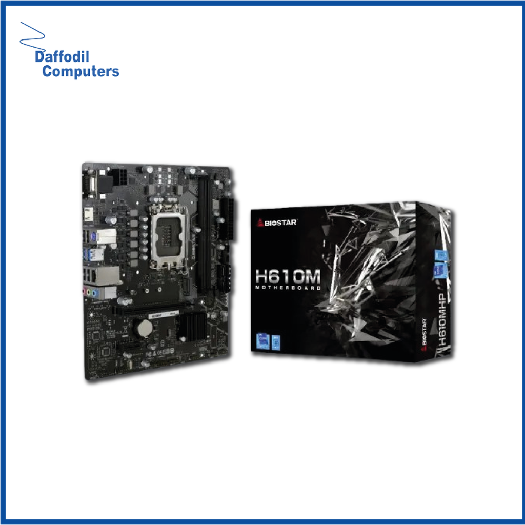 BIOSTAR INTEL CHIPSET H610MHP SOCKET MOTHERBOARD