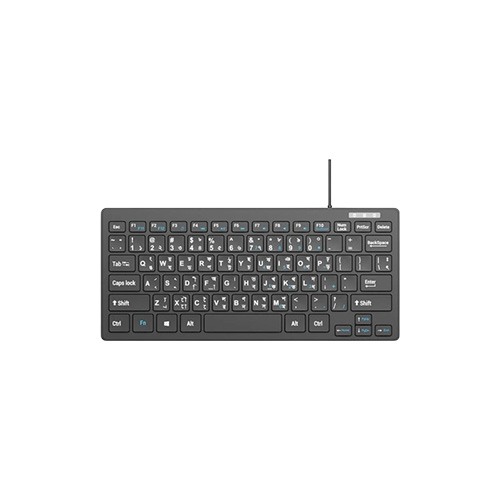 Pc Power PCK-126 Wired Black Mini Multimedia Keyboard