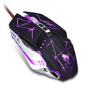 T-WOLF V7 MECHANICAL WIRED MOUSE STAR BLACK